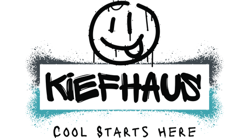 Kiefhaus logo with a smiley face and 'Cool Starts Here' text on a white background