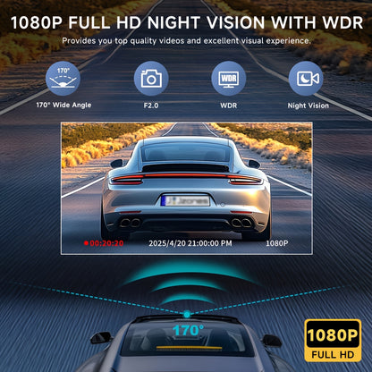 DriveVision Pro Dual HD Dashcam