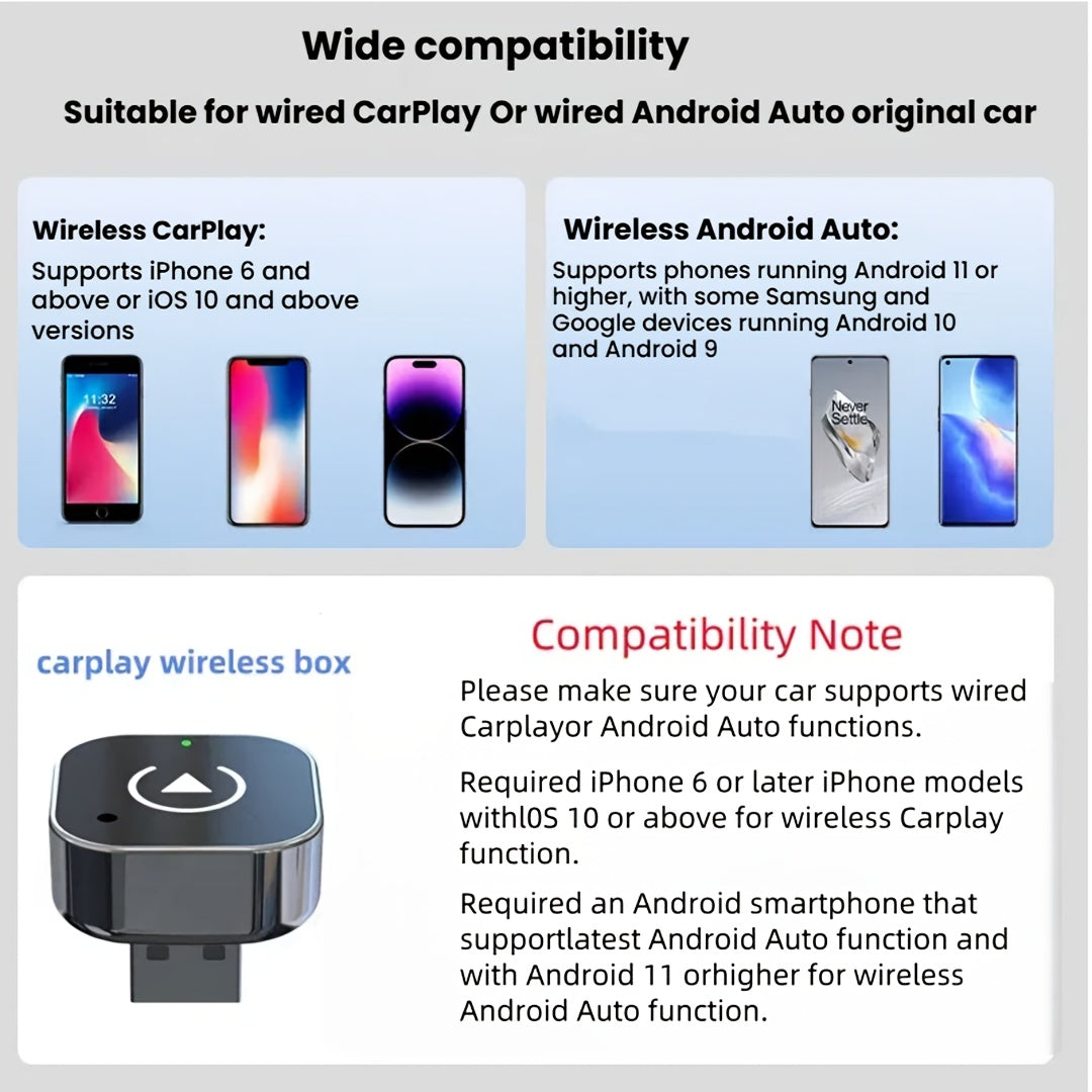 SmartBox 025 Wireless CarPlay & Android Auto Adapter